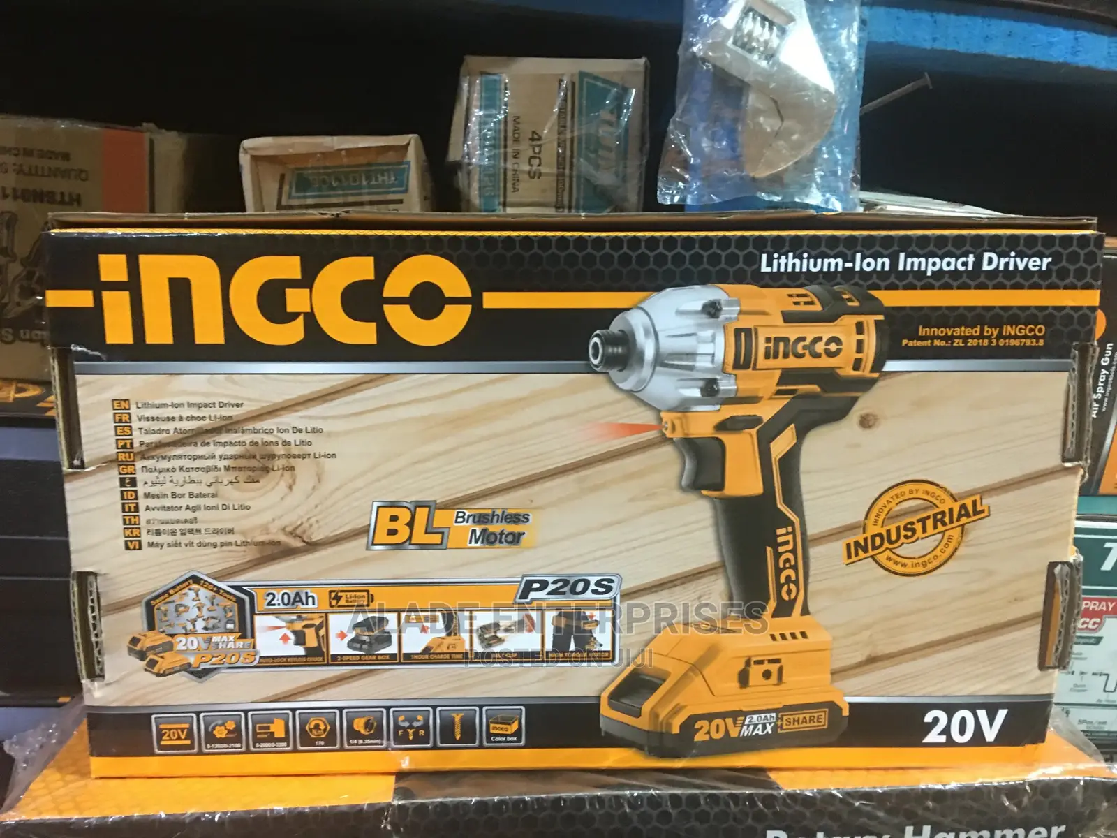Ingco Cordless Battery Impact Driver-20v