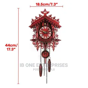 Vintage Wood Cuckoo Wall Clock