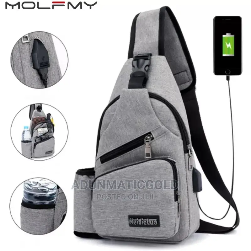 Cross Bag With Usb Port