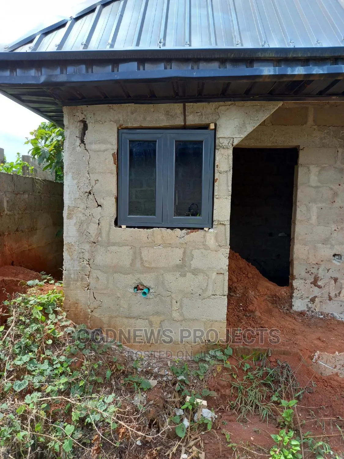 Grey Casement Window