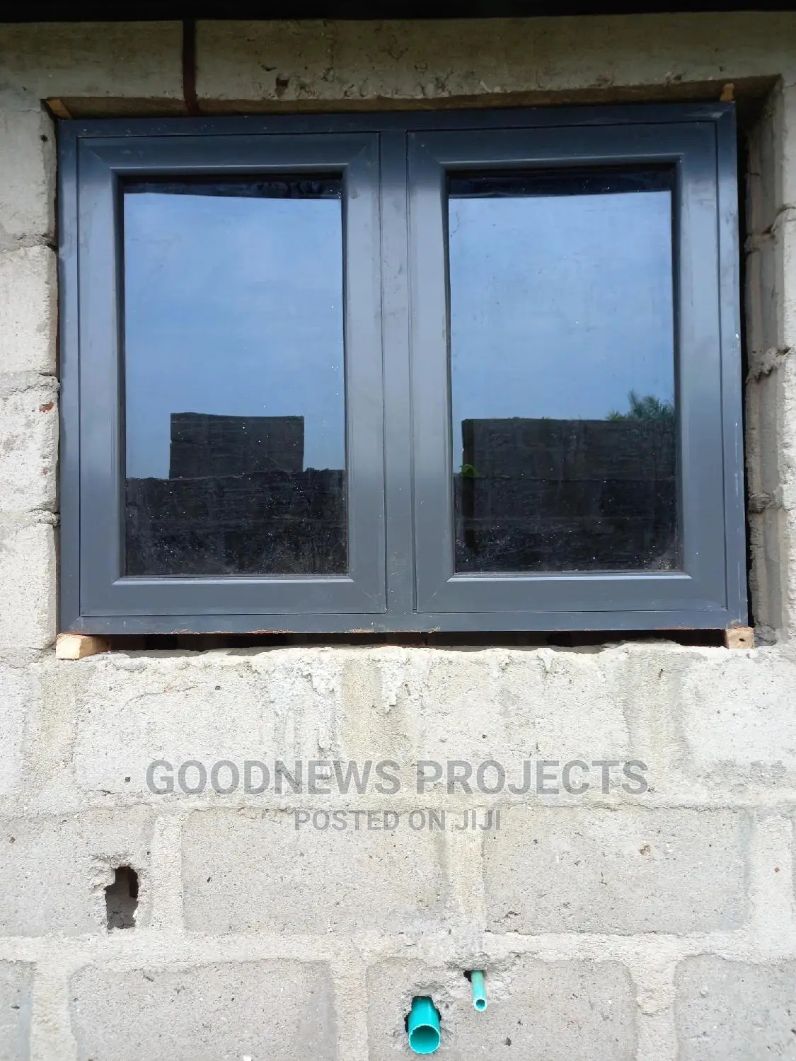 Grey Casement Window
