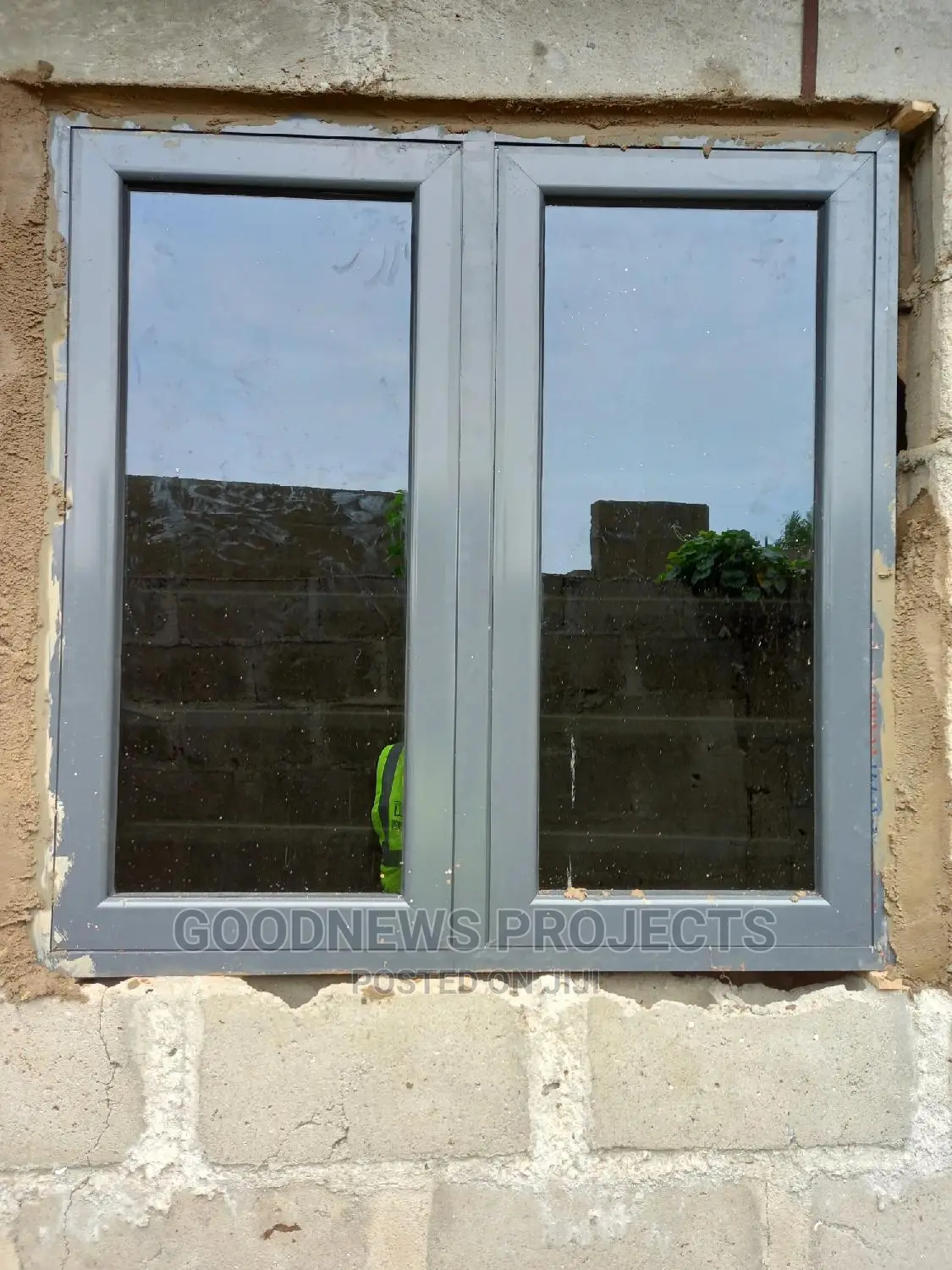 Grey Casement Window