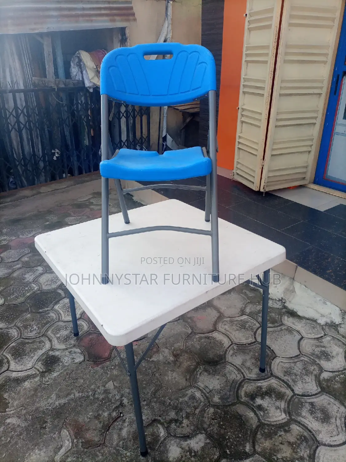 Square Folding Tables and Chairs