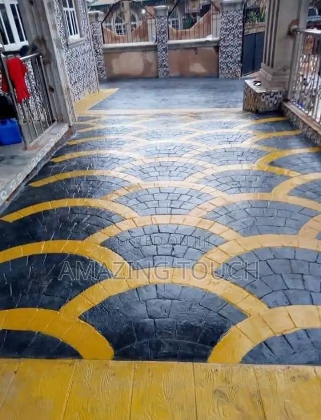 Stamped Concretes Floor and Interlock Floor