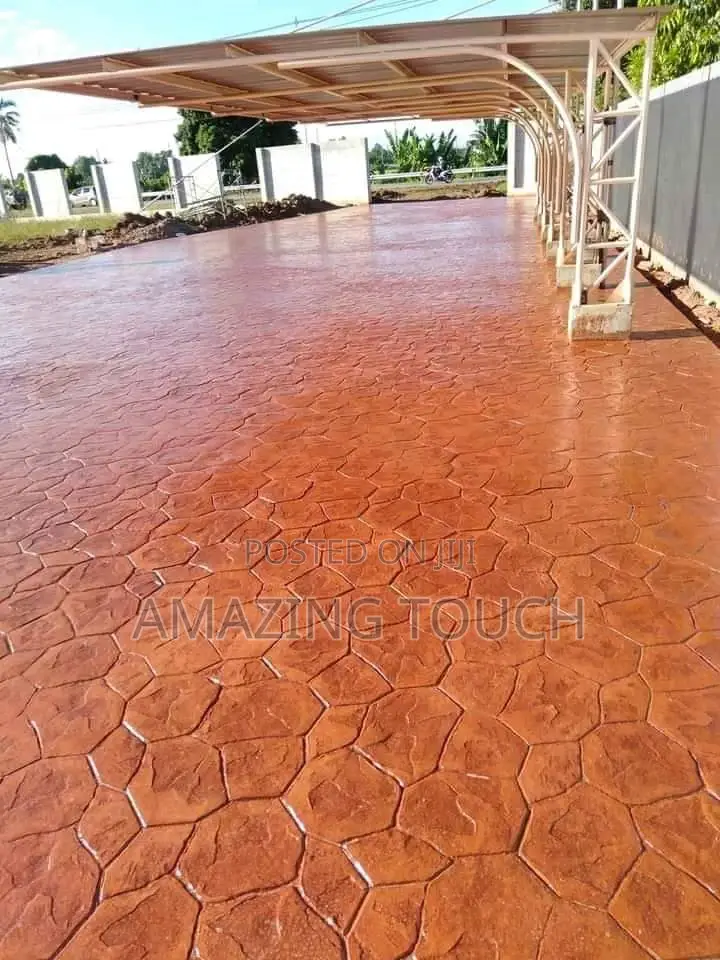 Stamped Concretes Floor and Interlock Floor