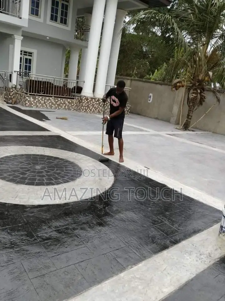 Stamped Concretes Floor and Interlock Floor