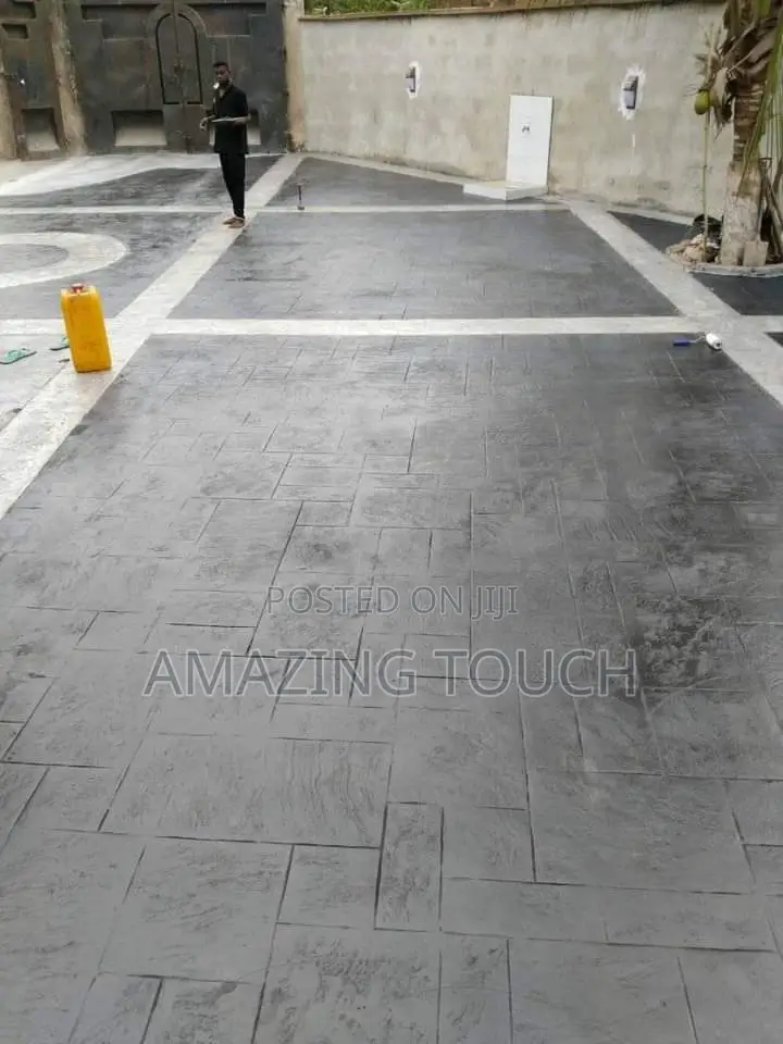 Stamped Concretes Floor and Interlock Floor