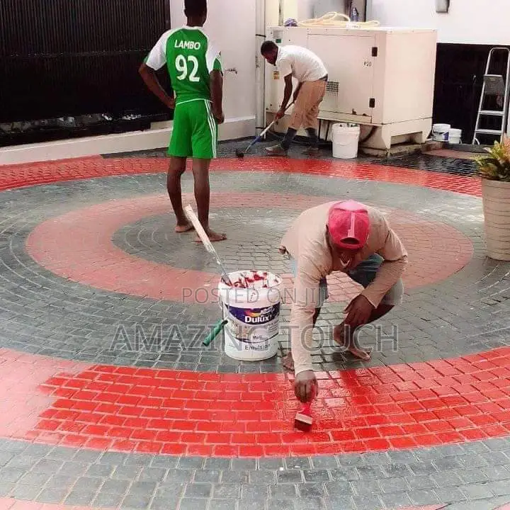Stamped Concretes Floor and Interlock Floor
