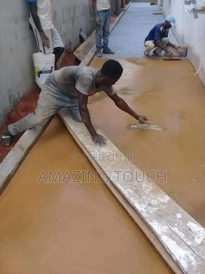 Stamped Concretes Floor and Interlock Floor