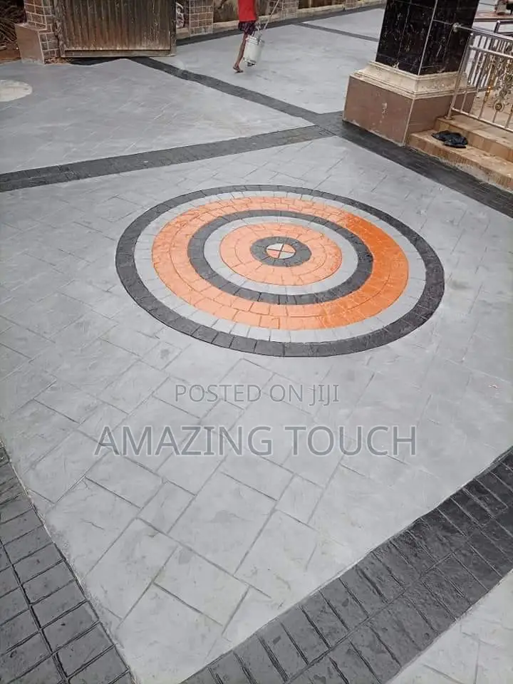 Stamped Concretes Floor and Interlock Floor