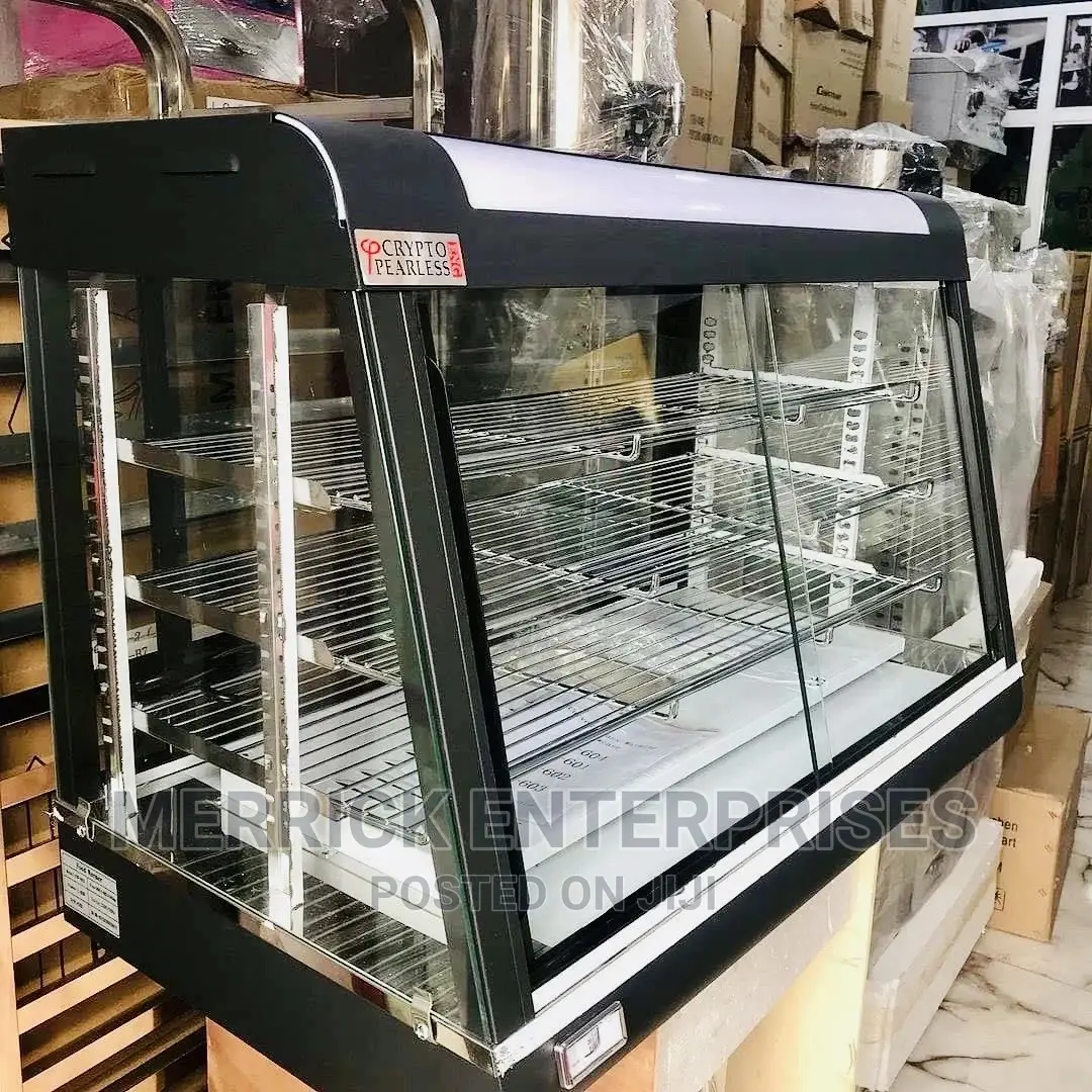 Black Snack Display Warmer