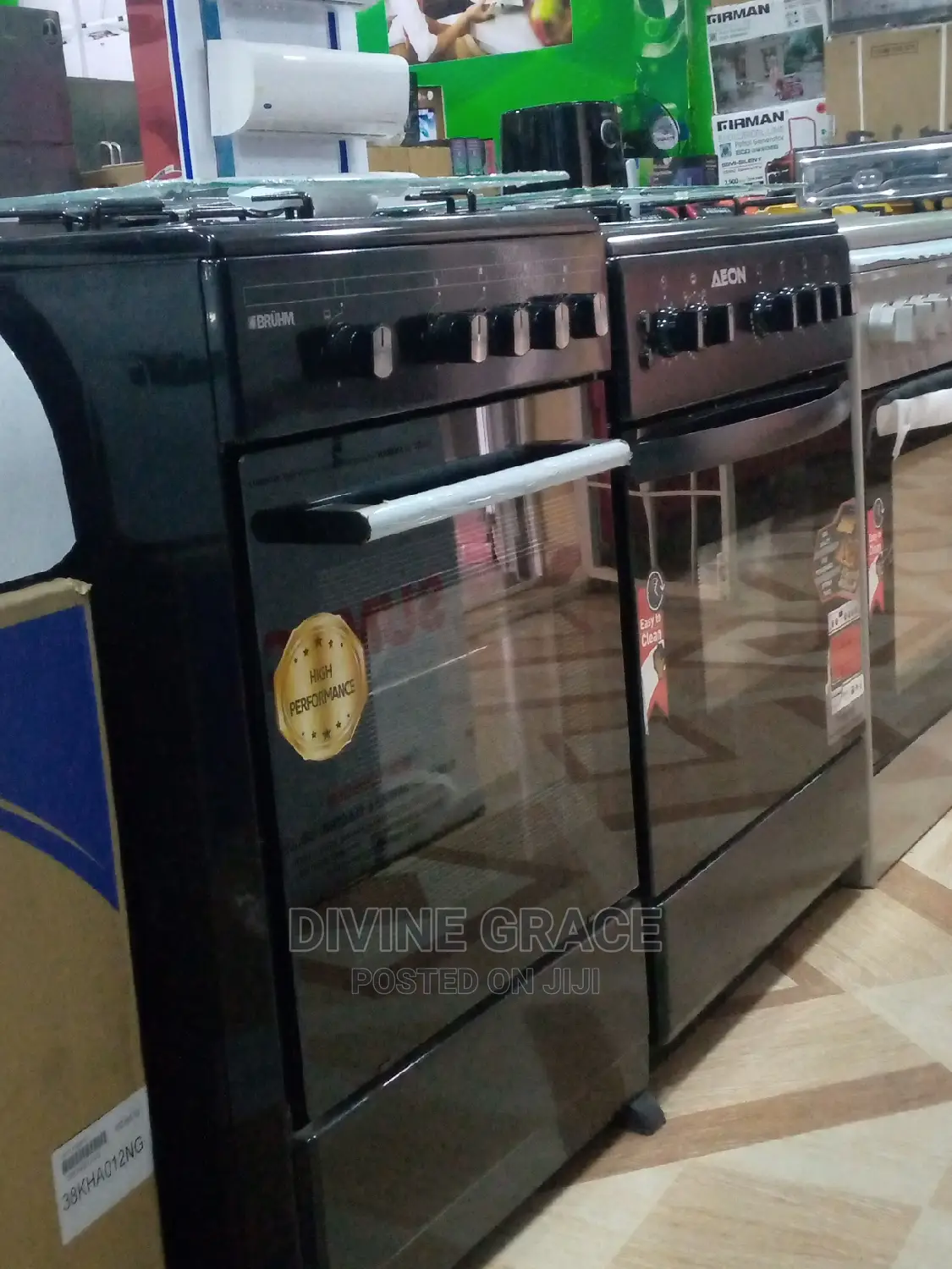 50x50 BRUHM 4bunner Gas Cooker