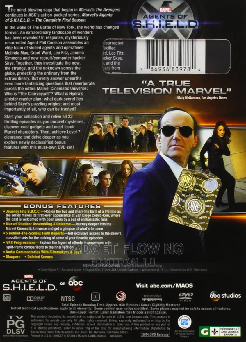 Agents of S.H.I.E.L.D. The Complete First Season