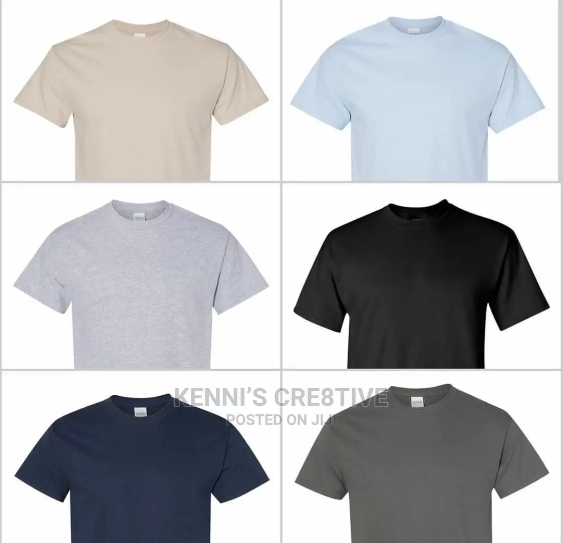 Plain 5,000/ Customized T-Shirt 10,000