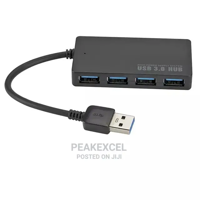 4ports 3.0 HUB With Power Supply Port USB3.0 Splitter Adapte