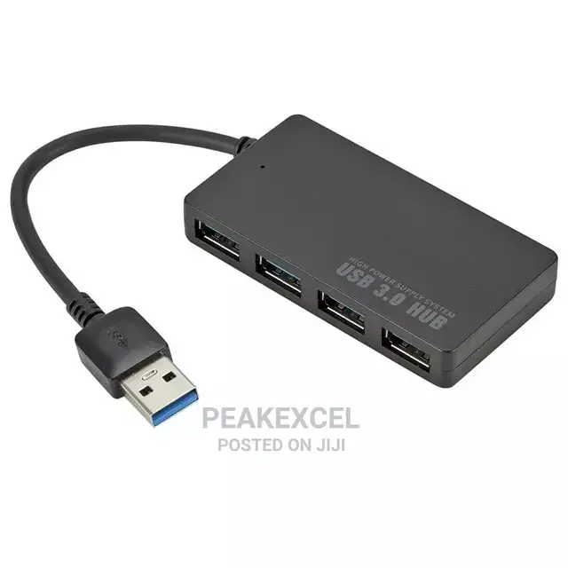 4ports 3.0 HUB With Power Supply Port USB3.0 Splitter Adapte