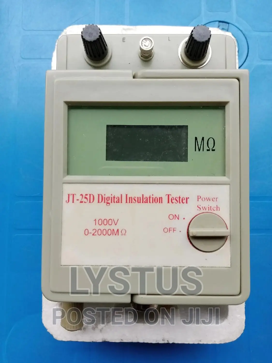 JT-25D Digital Insulation Tester 1000V, 0-2000mω