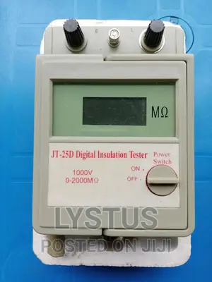 JT-25D Digital Insulation Tester 1000V, 0-2000mω