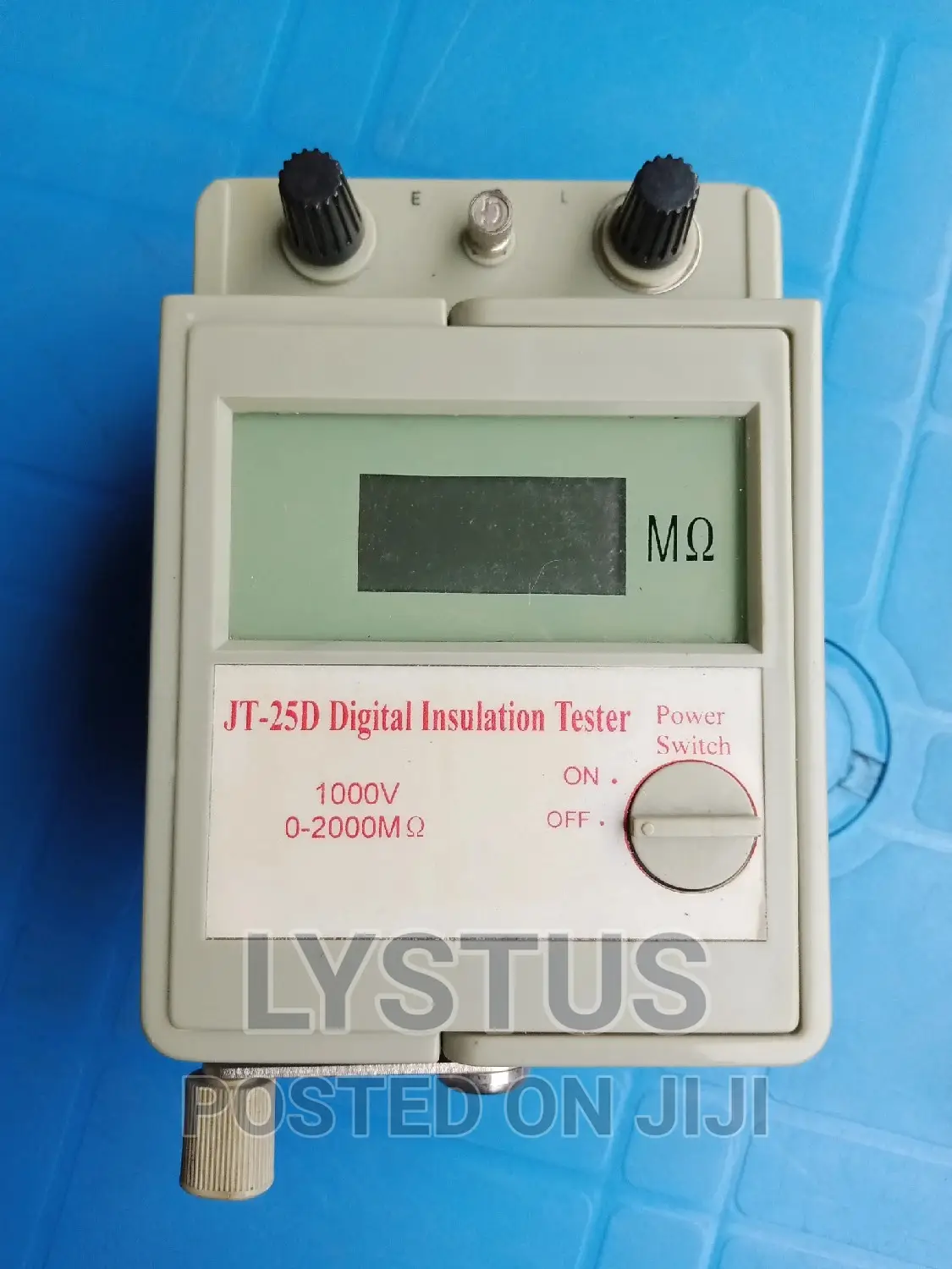 JT-25D Digital Insulation Tester 1000V, 0-2000mω