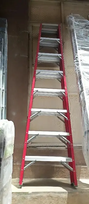 8 Steps a-Type Fibre Ladder Double