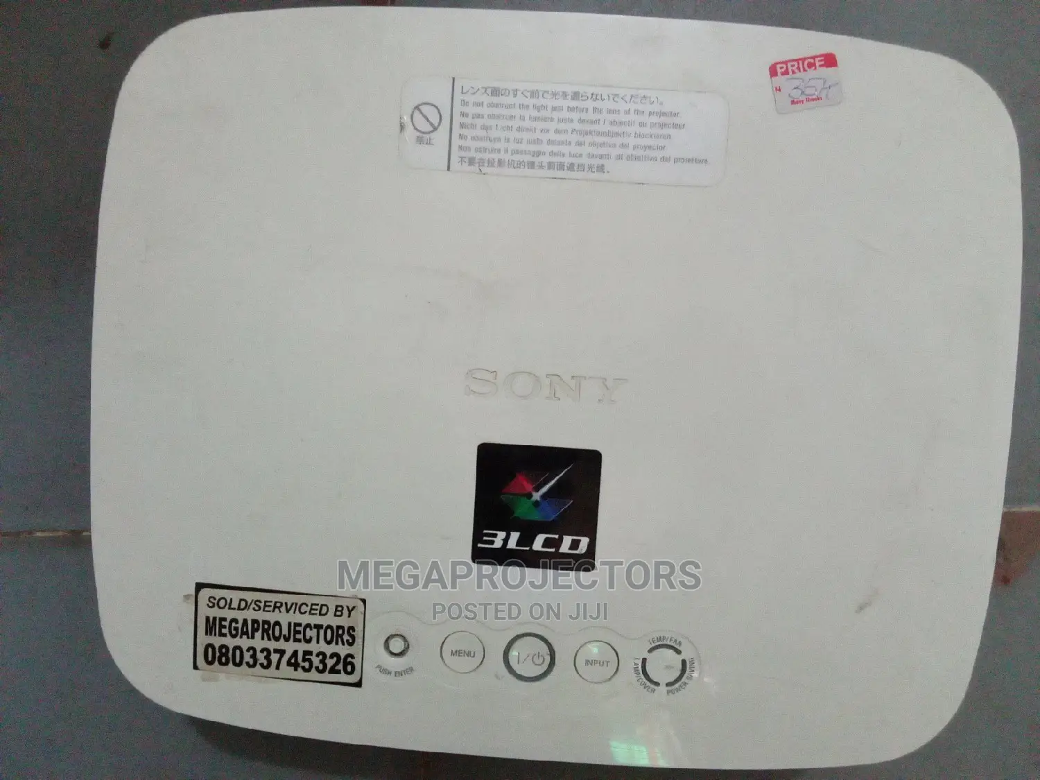 Sony Xga VPL-Ex3