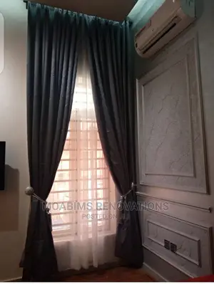 Turkish Dark Grey Curtain Blinds
