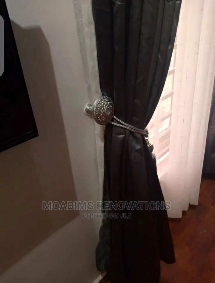 Turkish Dark Grey Curtain Blinds