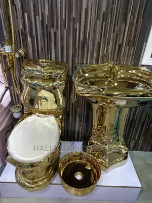 All Gold Water Closets.