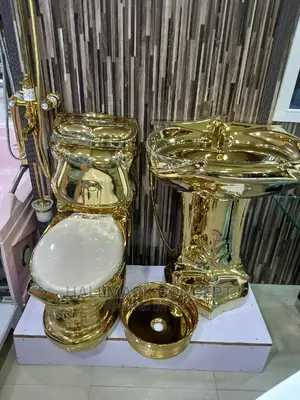 All Gold Water Closets.