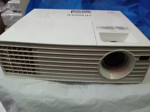 Whitish and Portable Hitachi Projector With HDMI Port