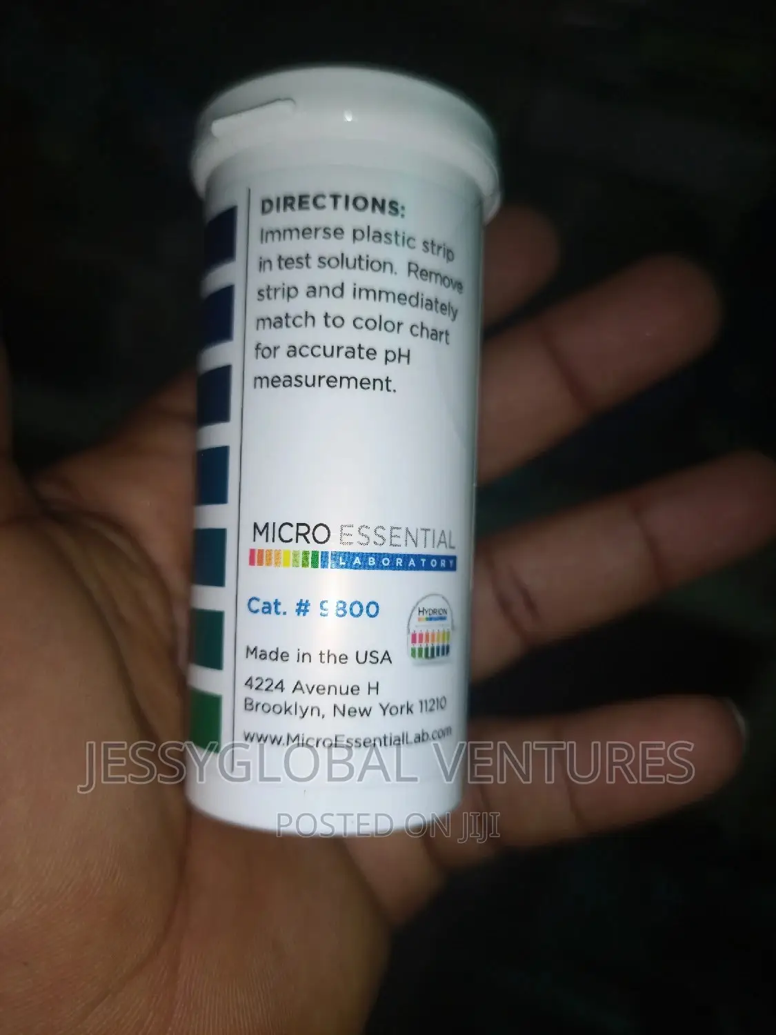 Hydrion ( Plastic Ph Indicator Strips)