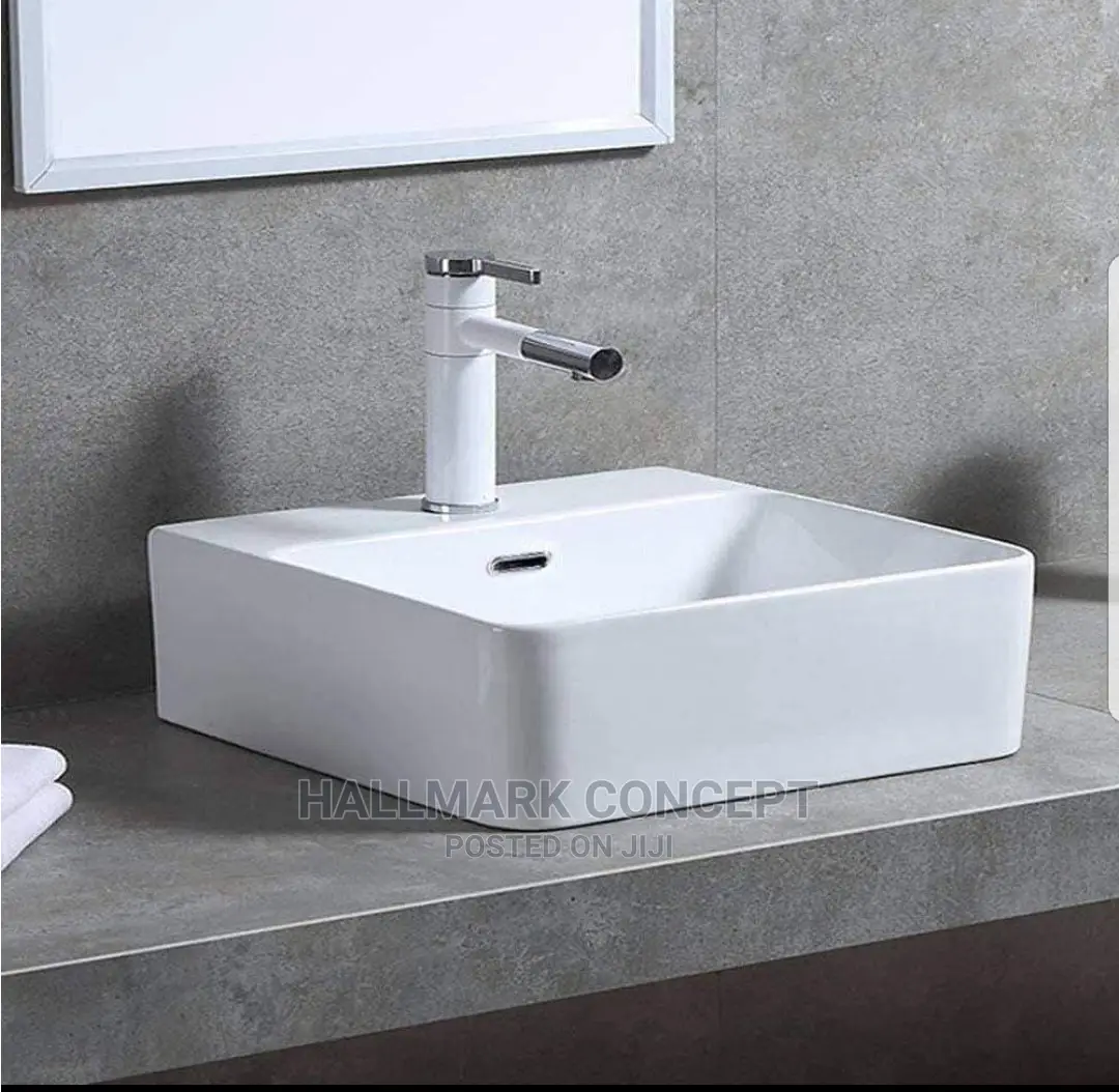 Counter Top Basin With Mixer Taps