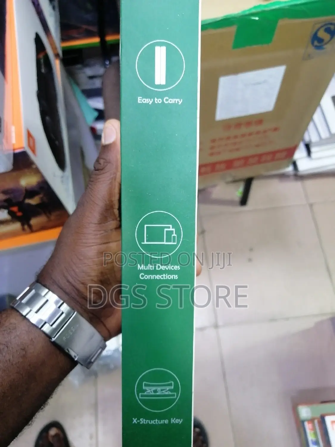 Green Multi Functional Rollable Wireless Keyboard