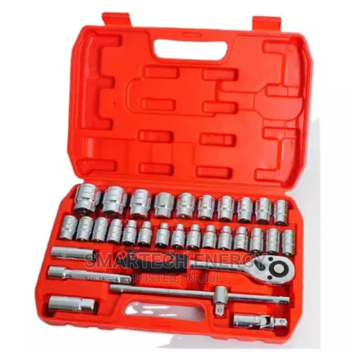 32pcs Socket 1/2" Wrench Set Hand Tools Set for Auto Repairs
