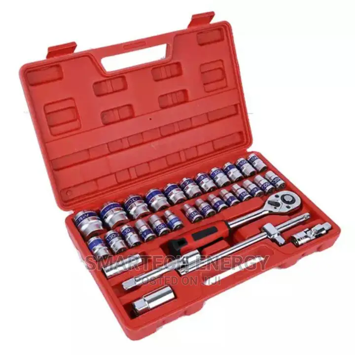 32pcs Socket 1/2" Wrench Set Hand Tools Set for Auto Repairs