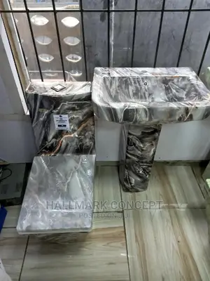 Marble Coated Water Closets.