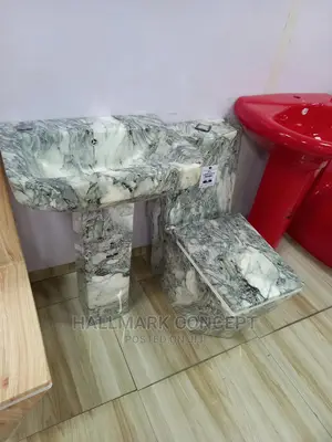 Marble Coated Water Closets.