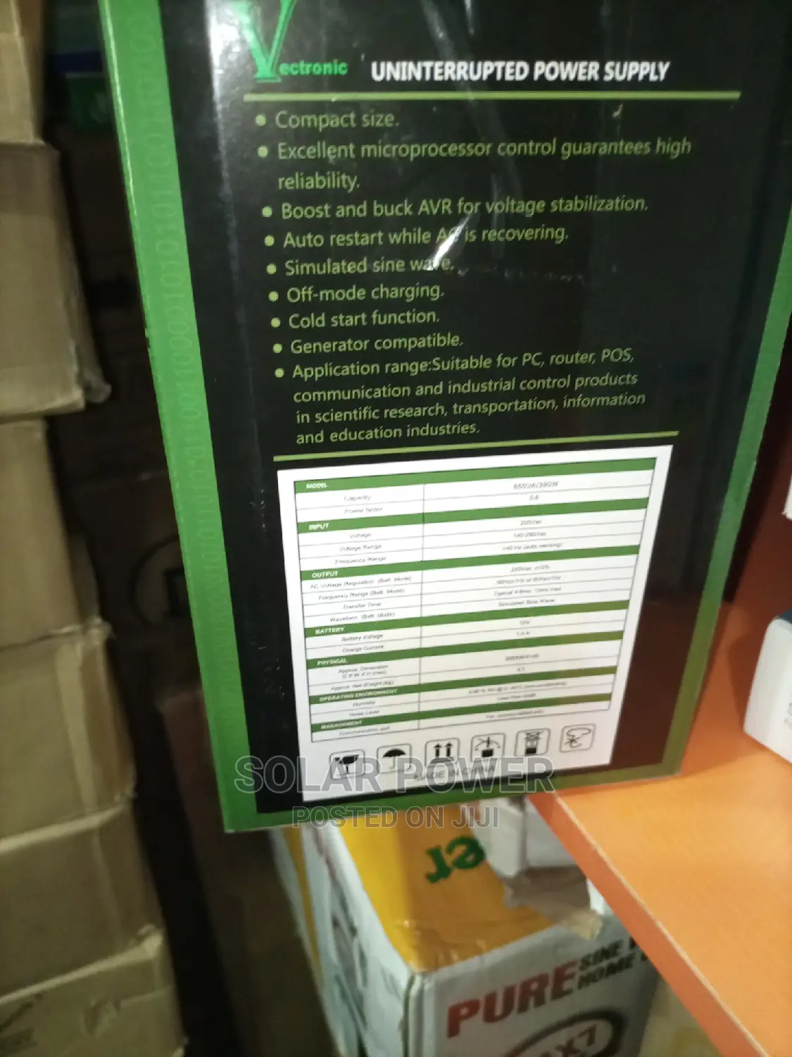 Vectronic Ups 650va