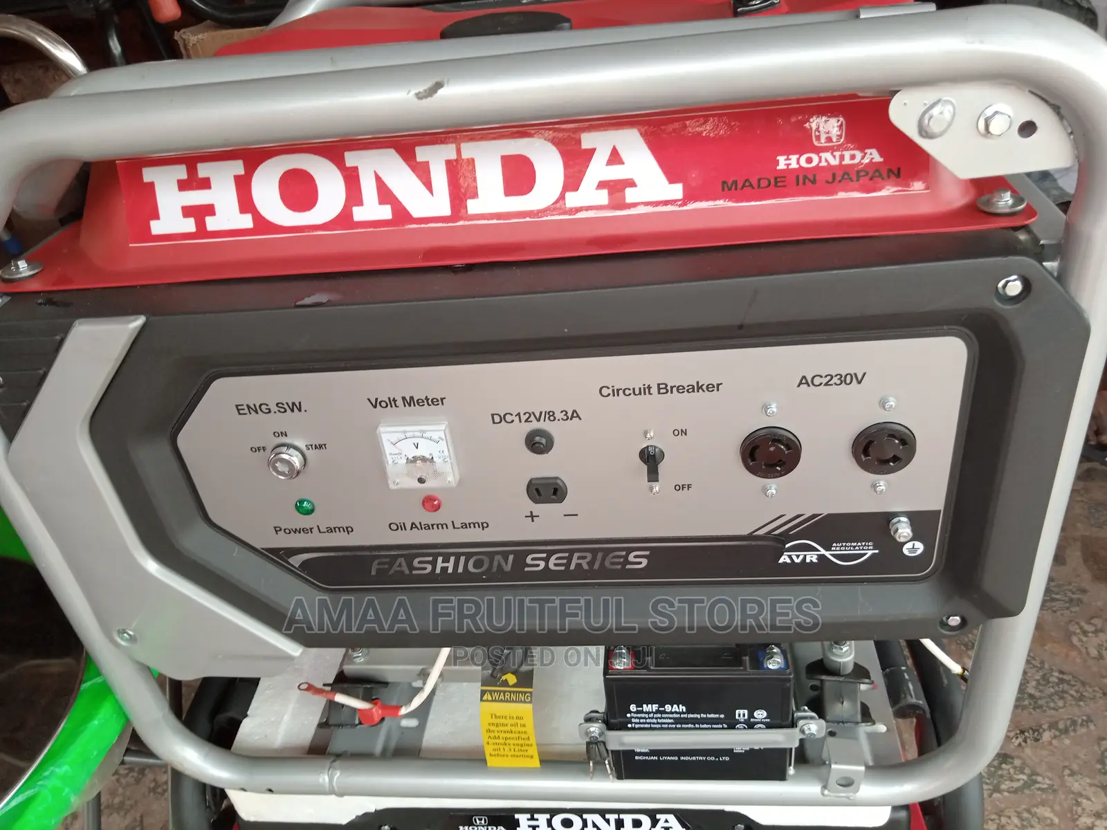 Honda Generator 9.5kva