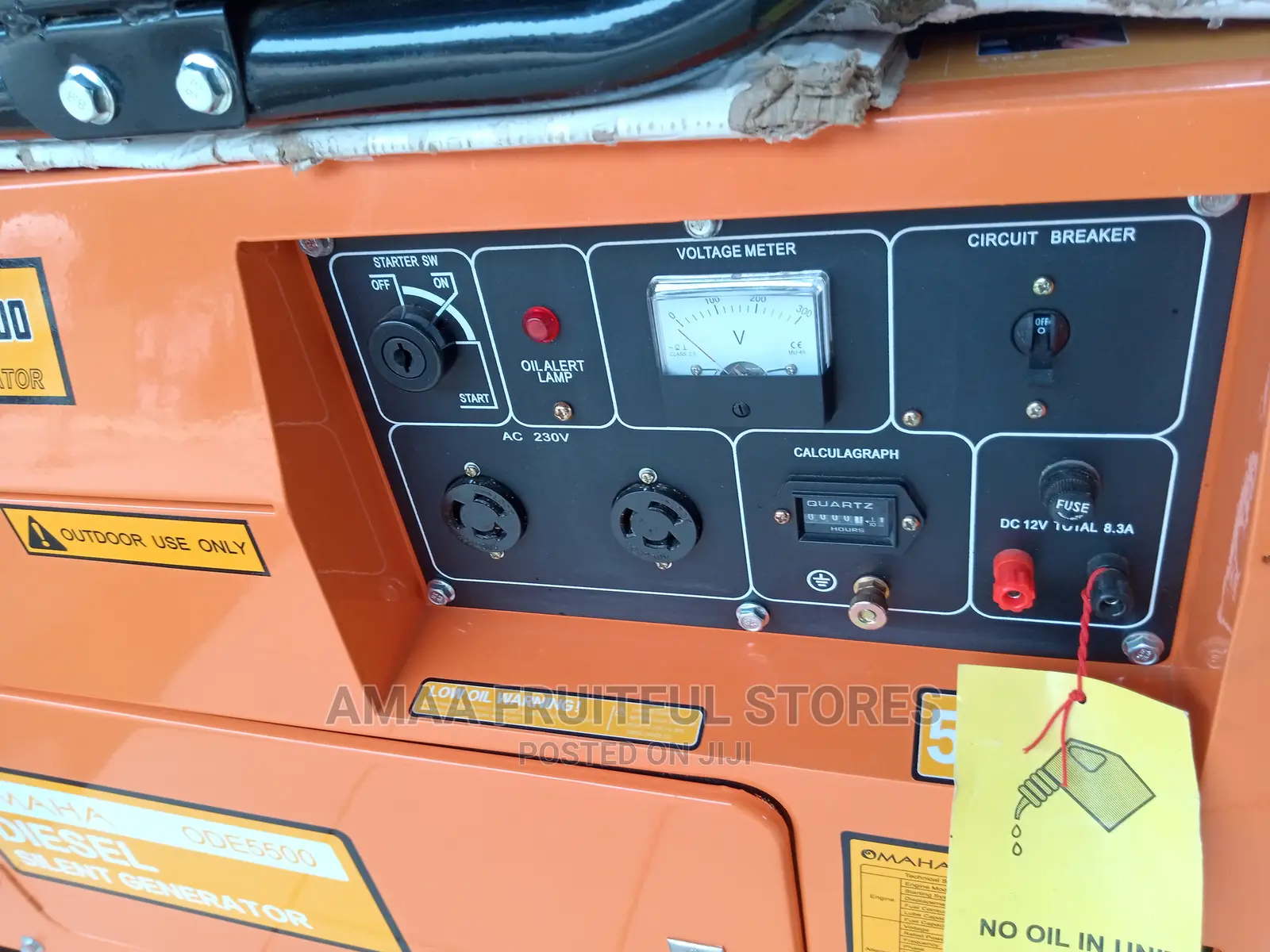 OMAHA SOUND PROOF Generator 6.5 Kva