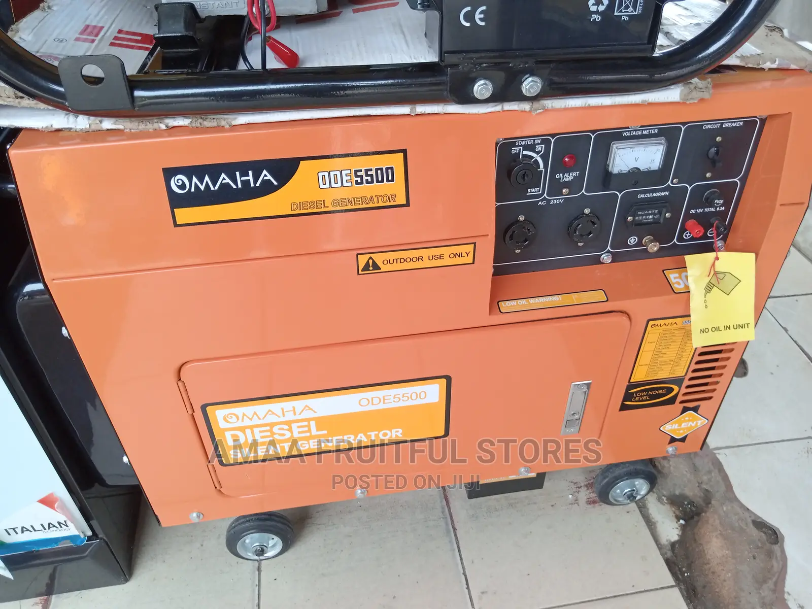 OMAHA SOUND PROOF Generator 6.5 Kva
