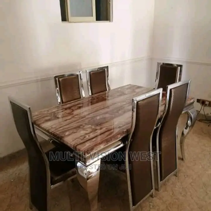 Marble Dinning Table +6chairs