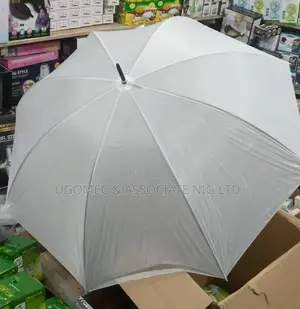 Executive White Umbrella