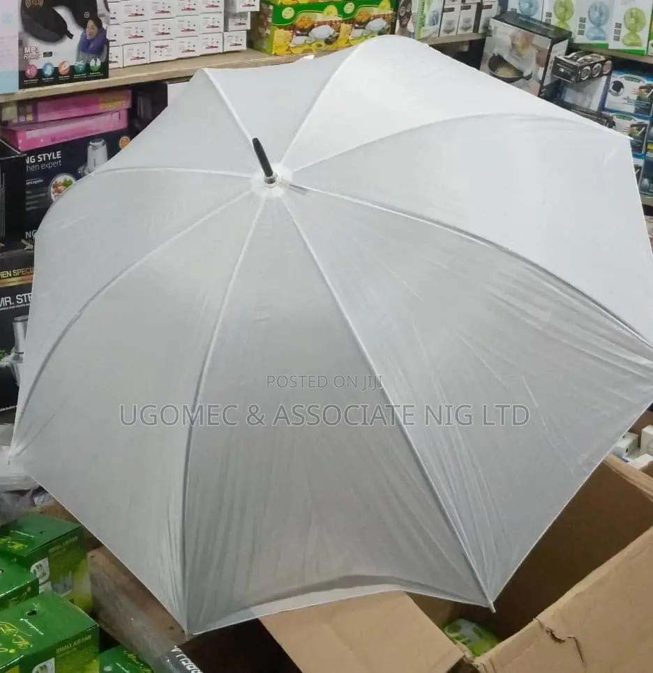 Executive White Umbrella