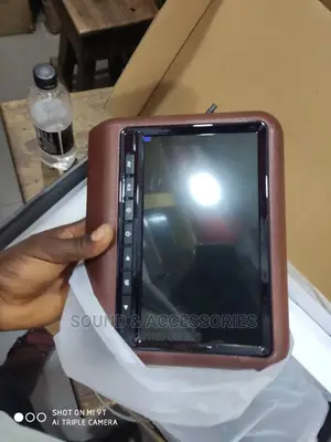 Brown Formatic Headrest DVD Player