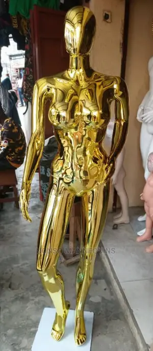 Big Size Size 12 Fold Chrome Female Display Mannequins