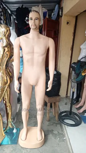 Full Plastic Male Detachable Head and Hands Man Mannequin