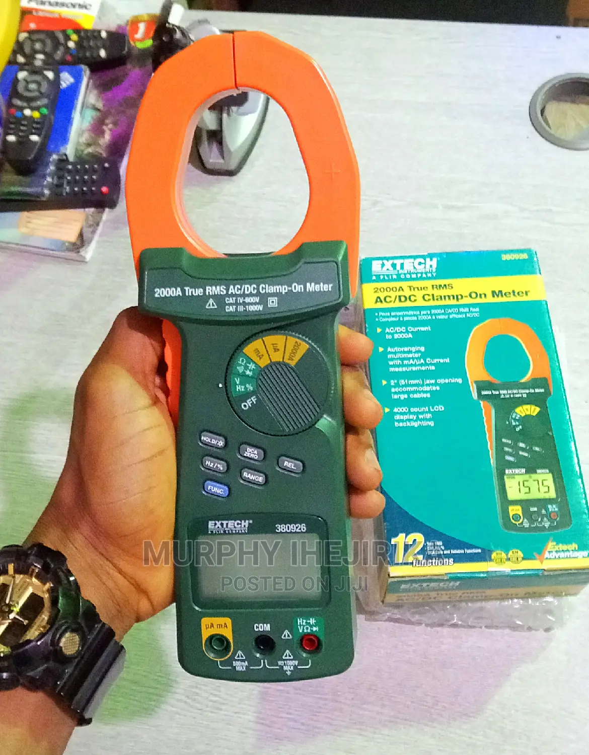 Extech AC DC Clamp Meter