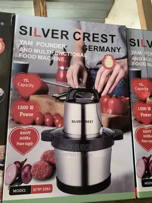 Silver Crest Yam Pounder and Multifunctional Machine7l Bowl