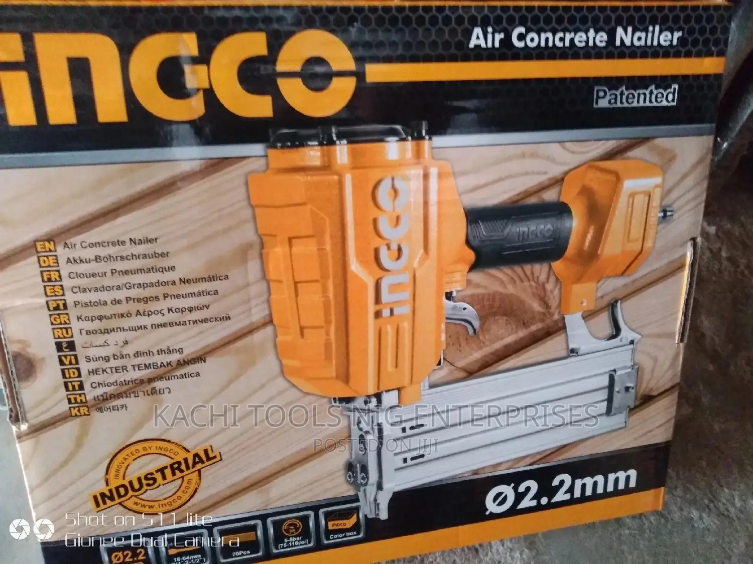 Air Concrete Nailer Machine
